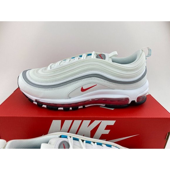 Nike Air Max 97 White Siren Red Women's Size 10 Sneakers Shoes - Picture 5 of 12